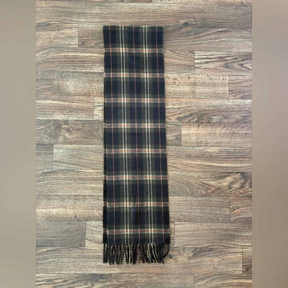 Vintage Christian Dior Monsieur Plaid Scarf